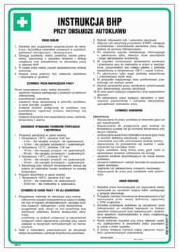 shumee DD012 Navodila za varnost in zdravje pri delu pri upravljanju avtoklava