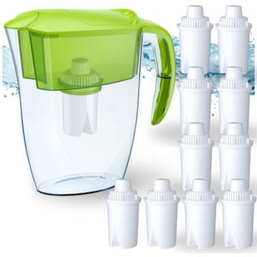 Aquaphor Aquaphor Real vrč za filtriranje 2,9 l limeta 10 filtrirnih vložkov B15