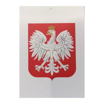 shumee PVC plošča poljski emblem orel grb volitve šola pisarna A4 21x30cm T058