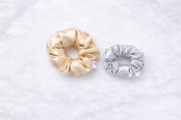 shumee Svileni trakovi za lase scrunchie murva 6A komplet 2 kosov S, M premium