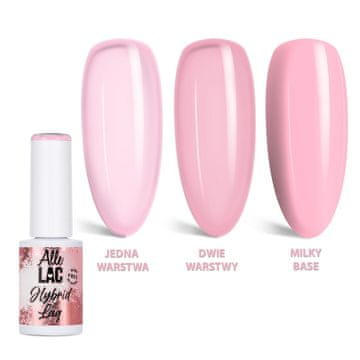 shumee Hibridni LED/UV gel lak Nudes Soft French AlleLac hema/Di-hema Free 6g