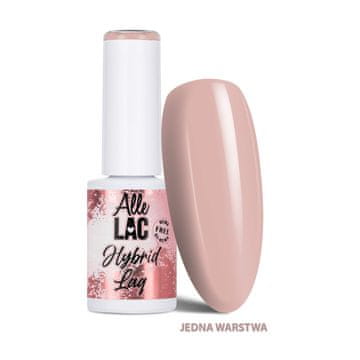 shumee LED/UV gel lak Nudes kremasto kavna barva AlleLac hema/Di-hema Free 6g