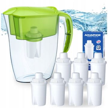Aquaphor Aquaphor Real vrč za filtriranje 2,9 l limeta 7 filtrirnih vložkov B15