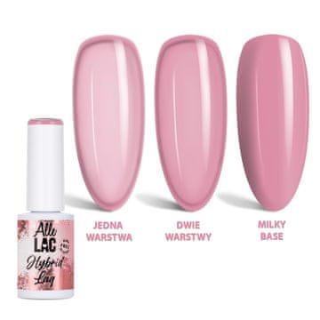 shumee Hibridni LED/UV gel lak Pinks Mocha Rose AlleLac hema/Di-hema Free 6g