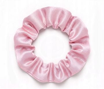 shumee Svilen trak za lase scrunchie, barva murve, 6A, roza, S premium, 2 cm