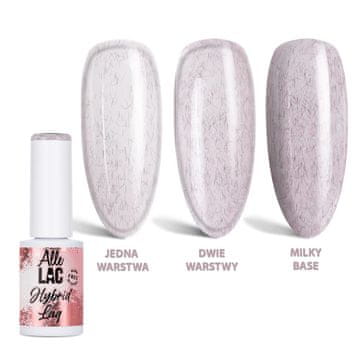 shumee Hibridni LED/UV gel lak Pink Mauve Wool AlleLac hema/Di-hema Free 6g