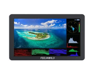 FEELWORLD FeelWorld T6 - 6-palčni HDR 4K HDMI monitor z aluminijastim ohišjem