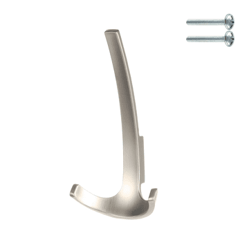 shumee Trojni stenski obešalnik z nevidno montažo, brušen nikelj Riex XV32
