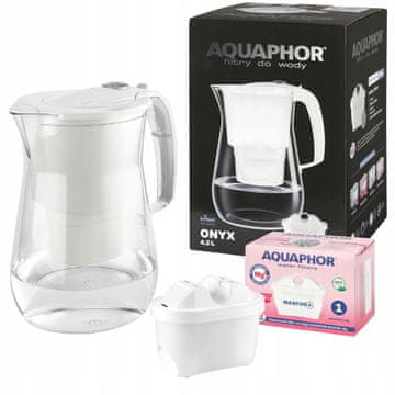 Aquaphor Vrč za filtriranje Aquaphor Onyx 4,2 l s filtrom Maxfor B25 Mg Plus