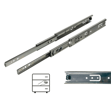 shumee H35 kroglični ležaj, drsnik, polni izvleček 250 mm 25 kg Riex NB35
