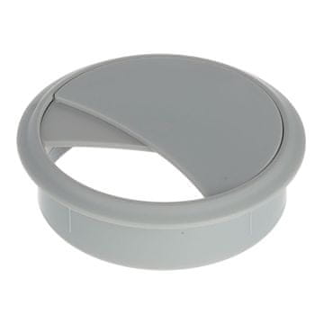 shumee Okrogla kabelska uvodnica 70 mm svetlo siva plastika H20 Riex EK72