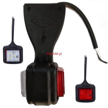shumee LED pozicijska svetilka belo-rdeča 12V 24 Viseča desna - LD 430/P