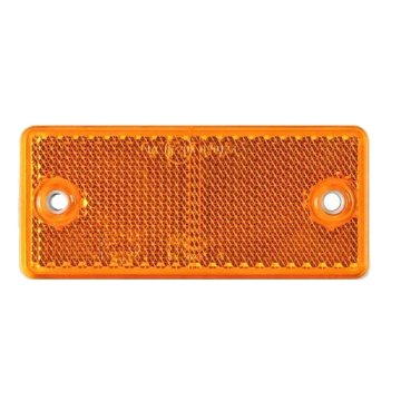 shumee Pravokotni oranžni reflektor 90x40mm z dvema luknjama - DOB-034 Z