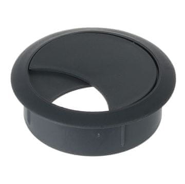 shumee Okrogla kabelska uvodnica 60 mm antracitna plastika H20 Riex EK62