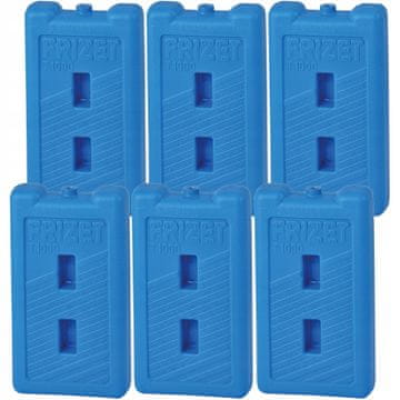 FRIZET Hladilni vložki za potovalno hladilno torbo, termo torba, 6 x 1 l