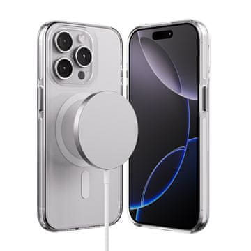 Crong Crong Clear MAG Pro - ovitek MagSafe za iPhone 15 Pro (prozoren)