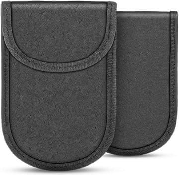 shumee 2x etui za avtomobilske ključe z blokatorjem RFID signala 14x9 cm