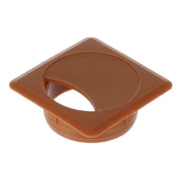 shumee Kvadratna kabelska uvodnica 60 mm jelševa plastika H20 Riex EK64