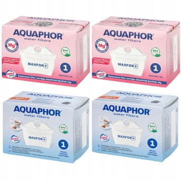 Aquaphor Filtrirni vložki Aquaphor Maxfor+ 2 kosa in Maxfor+ Mg2+ 2 kosa.