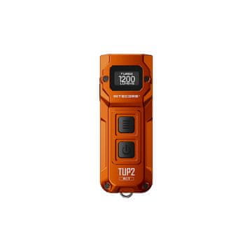 Nitecore Nitecore TUP2 oranžna 1200lm USB-C svetilka z obeskom za ključe