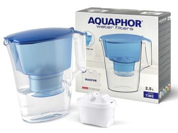 Aquaphor Aquaphor Time 2,5-litrski vrč za filtriranje + 1 kartuša, modra