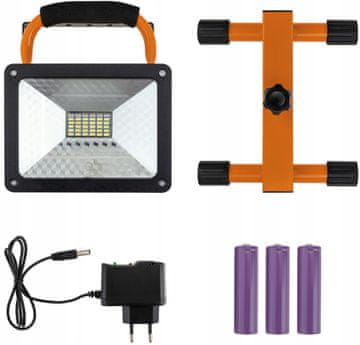 shumee Prenosni halogenski delovni reflektor 50W 14 x 18 cm Vergionic