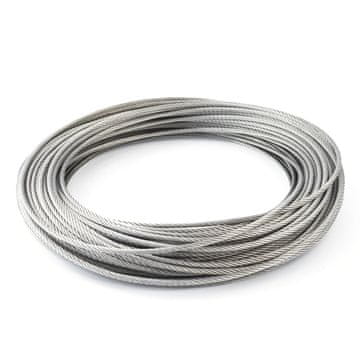 shumee 25m edelstahl drahtseil 1mm 7x7 Stahlseil Seil Draht Stahl V4A