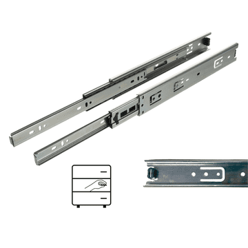 shumee H45 kroglični ležaj, polni izvleček, 300 mm, 30 kg, Riex NB45