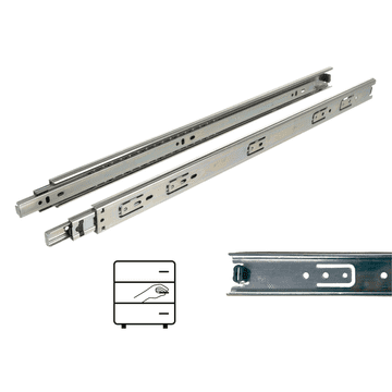 shumee H35 kroglični ležaj, polni izvleček, 500 mm, 25 kg, Riex NB35