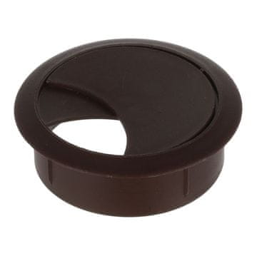 shumee Okrogla kabelska uvodnica 60 mm rjava plastika H20 Riex EK62