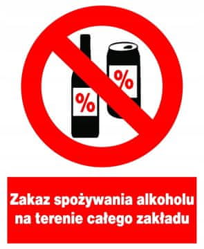 shumee ZZO-24 Uživanje alkohola je prepovedano na celotnem območju.