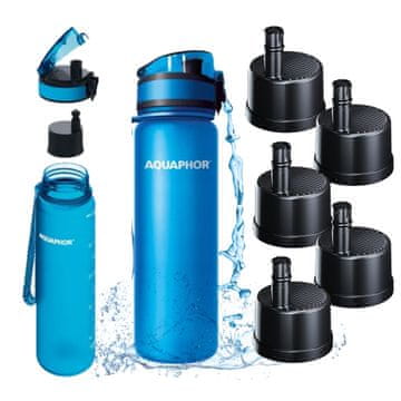 Aquaphor Aquaphor City Blue 0,5L filtrirna steklenica za vodo za šolo