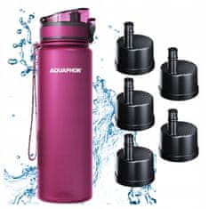 Aquaphor Aquaphor City filter steklenica 800ml bordo komplet 5 kartuš