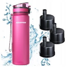 Aquaphor Aquaphor City filter steklenica 800 ml roza komplet 3 kartuš