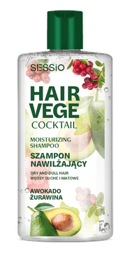 shumee 300 g šampona Sessio Vege Cocktail z avokadom in brusnicami