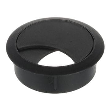 shumee Okrogla kabelska uvodnica 60 mm črna plastika H20 Riex EK62