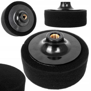 shumee Mehka polirna goba 125 mm M14 črni polirni disk Falon-Tech
