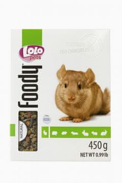 Lolo Pets Lolo Pets Foody - Premium popolna hrana za činčile 450 g
