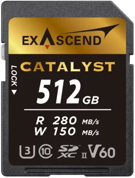 shumee Pomnilniška kartica Exascend Catalyst UHS-II V60 512 GB