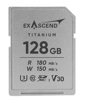 shumee Pomnilniška kartica Exascend Titanium UHS-I V30 128 GB