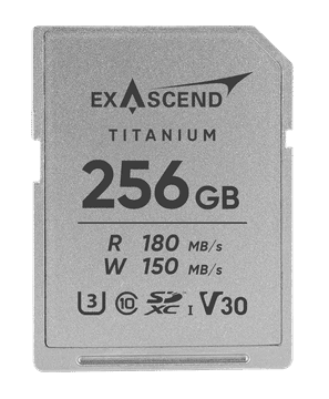 shumee Pomnilniška kartica Exascend Titanium UHS-I V30 256 GB