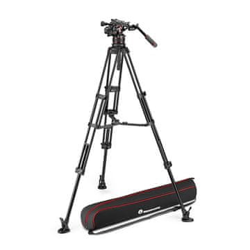 Manfrotto Manfrotto Twin Alu komplet z glavo 612, srednje topna