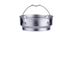 Alpina Alpina - Dvostenska steklena termos steklenica 450 ml