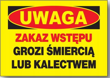 shumee Napisna tabla BTO-58 prepovedan vstop, grozi s smrtjo