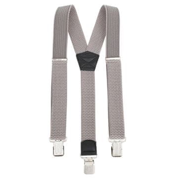 TOPGAL Močne široke naramnice 4 cm Topgal Y debeli šivi sive