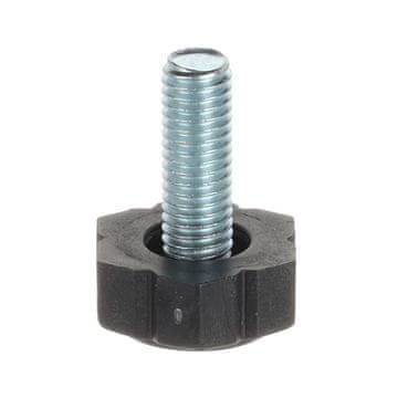 shumee Riex GA12 Nastavljiva noga na vijak D22, M8x22, črna