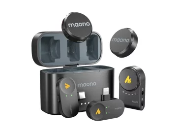 Maono Maono Wave T5 brezžični mikrofonski komplet - 3-v-1