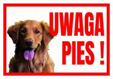 shumee TUP-6 Opozorilni znak: pes za prinašanje pozornosti