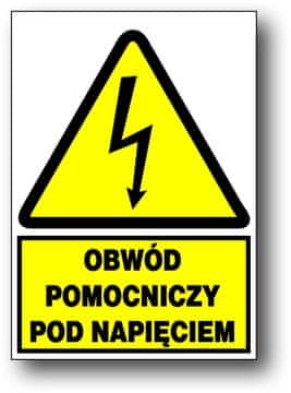 shumee Znak pomožnega tokokroga ZEO/A-7 PRENIZKA napetost