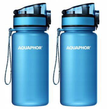 Aquaphor Aquaphor City filtrirna steklenica 0,35 l 2x modra